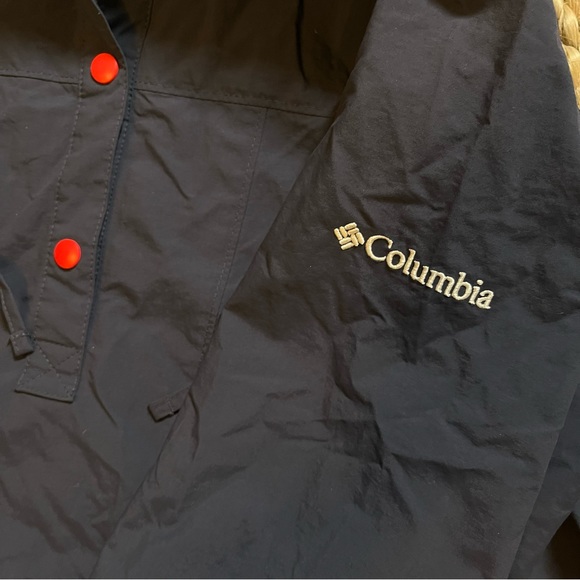 COLUMBIA Colour-block Pullover Windbreaker, Blue/White,  M - Picture 5 of 9